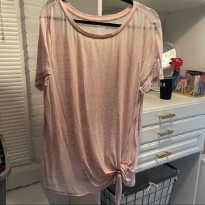 Susina pink side-tie top! Size 1X